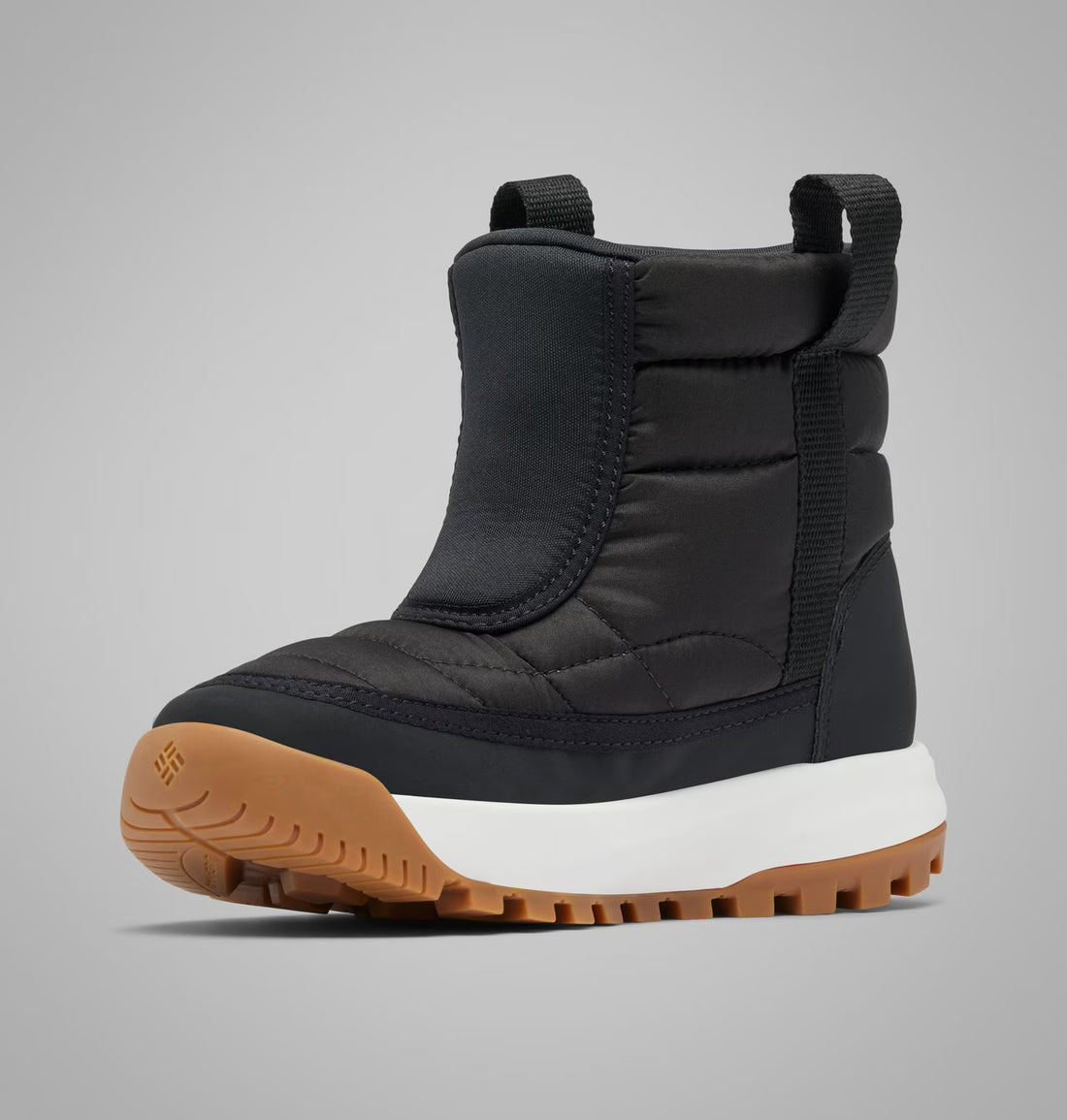 COLUMBIA Snowtrot Mid Kids Winter Boots Black - product view