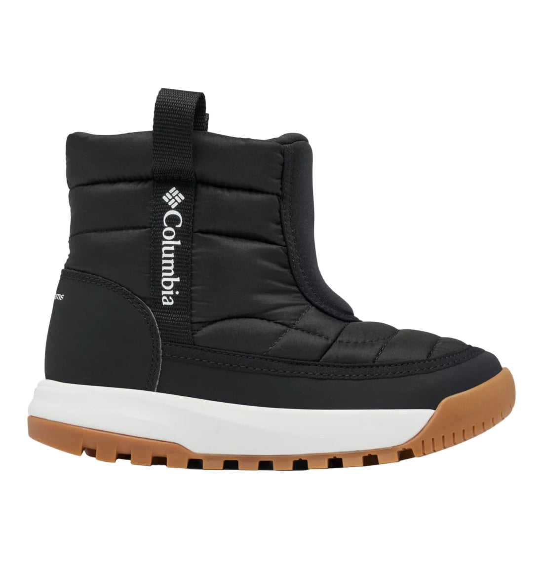 COLUMBIA Snowtrot Mid Kids Winter Boots Black - product view