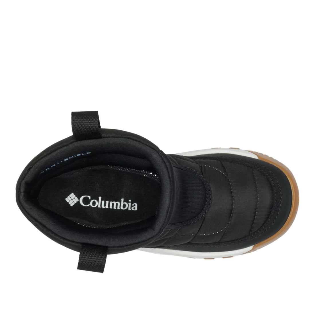 COLUMBIA Snowtrot Mid Kids Winter Boots Black - product view