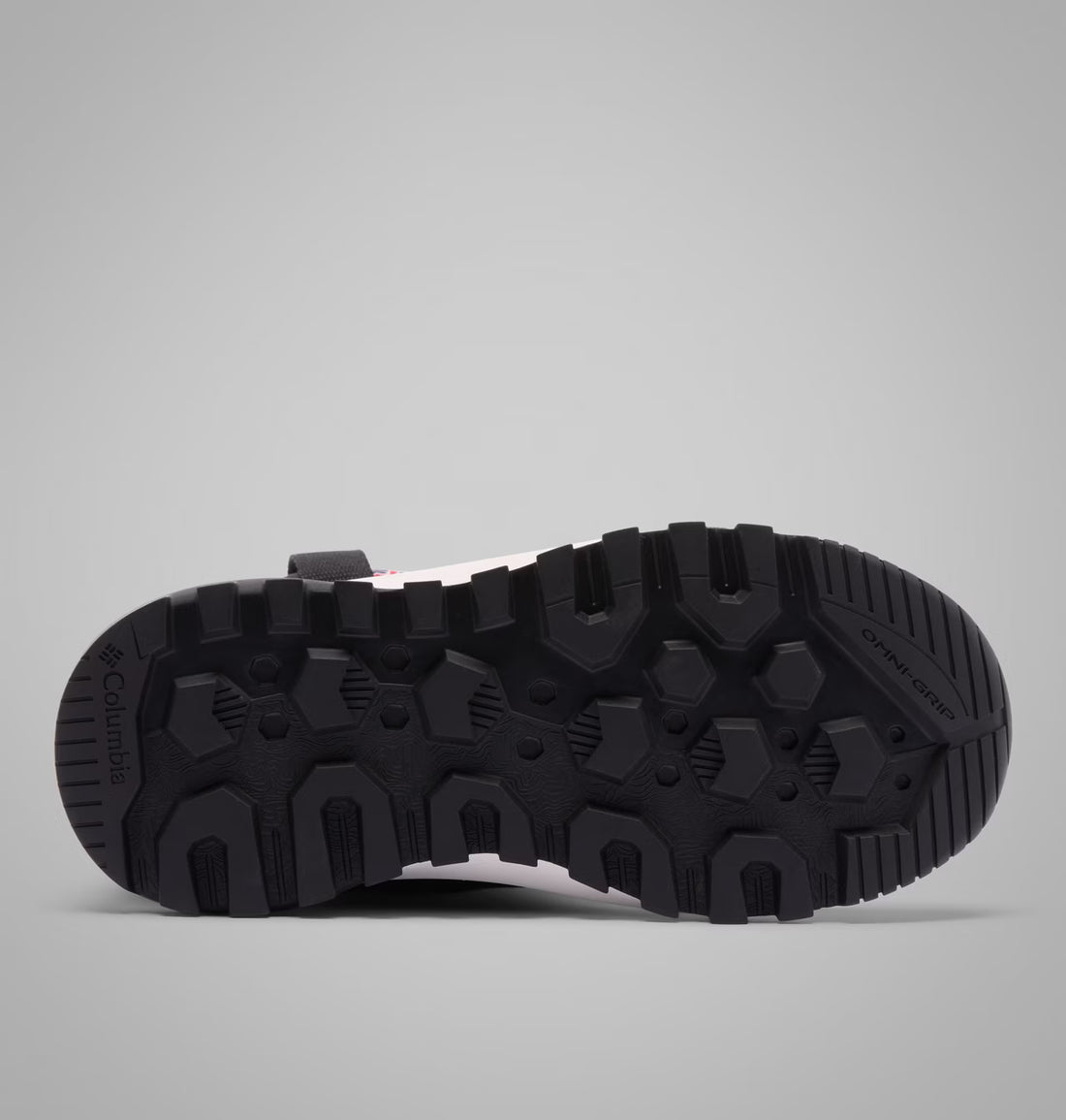 COLUMBIA Snowtrot Mid Kids Winter Boots Black Mountopia- product view