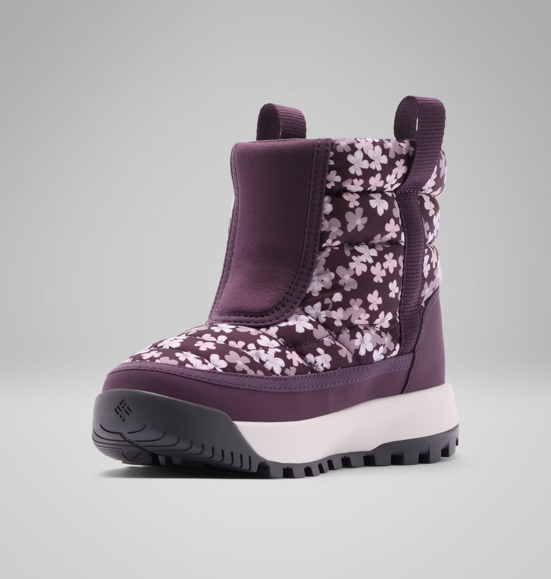 COLUMBIA Snowtrot Mid Kids Winter Boots Purple - product view