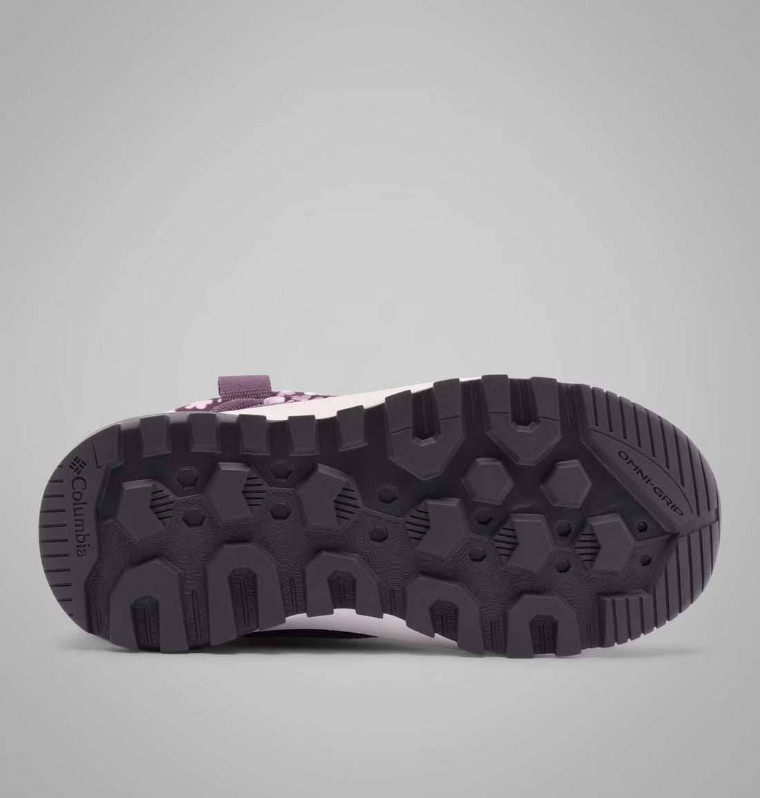 COLUMBIA Snowtrot Mid Kids Winter Boots Purple - product view