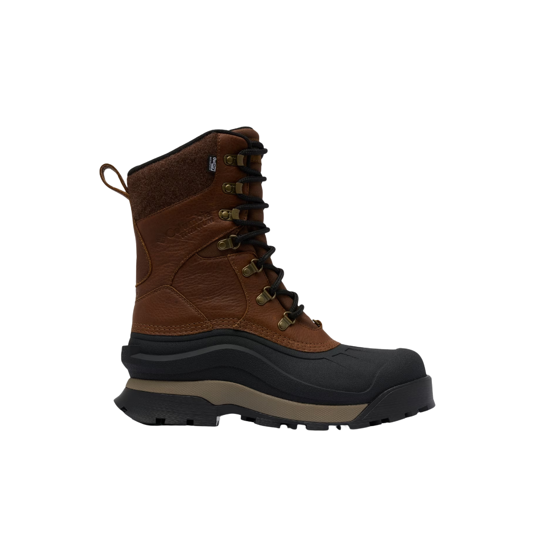 COLUMBIA Bugaboot Peak Men Winter Boots Black and brown- product view