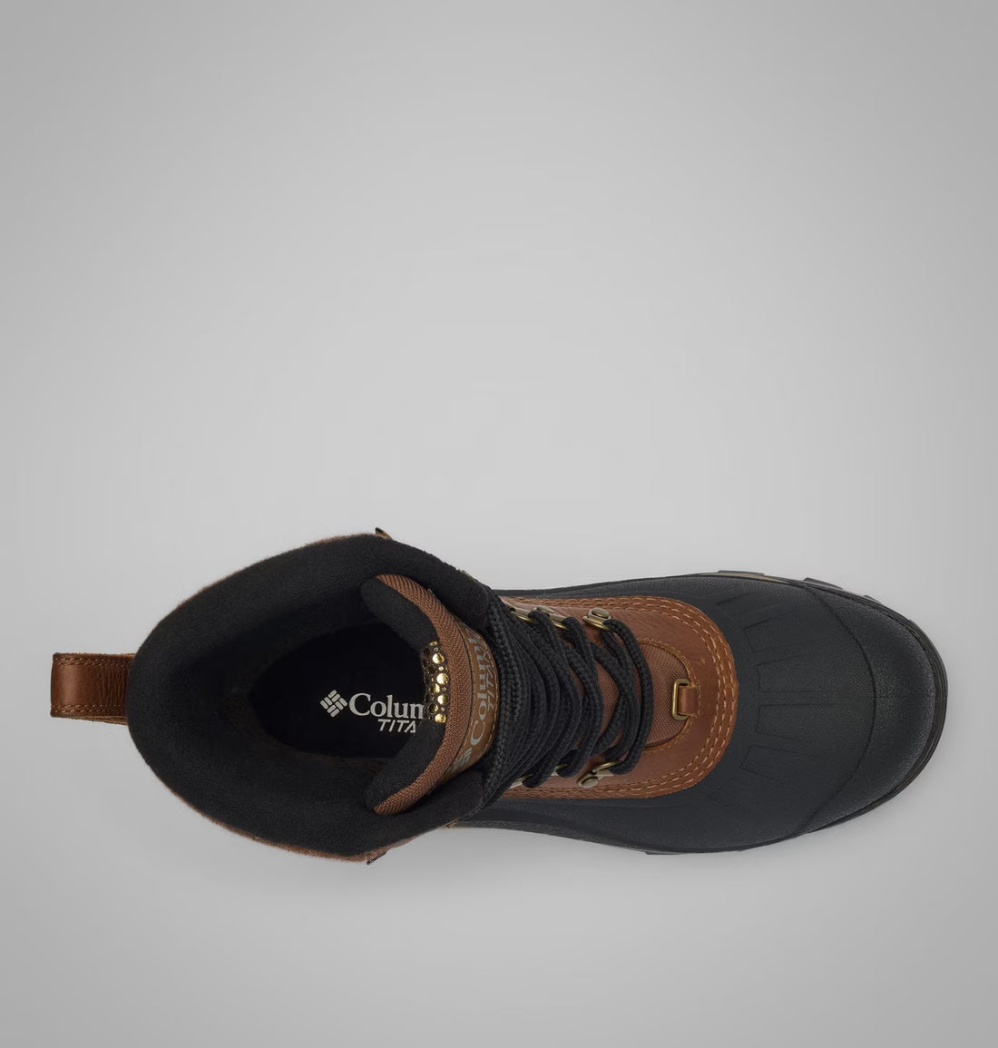 COLUMBIA Bugaboot Peak Men Winter Boots Black and brown- product view