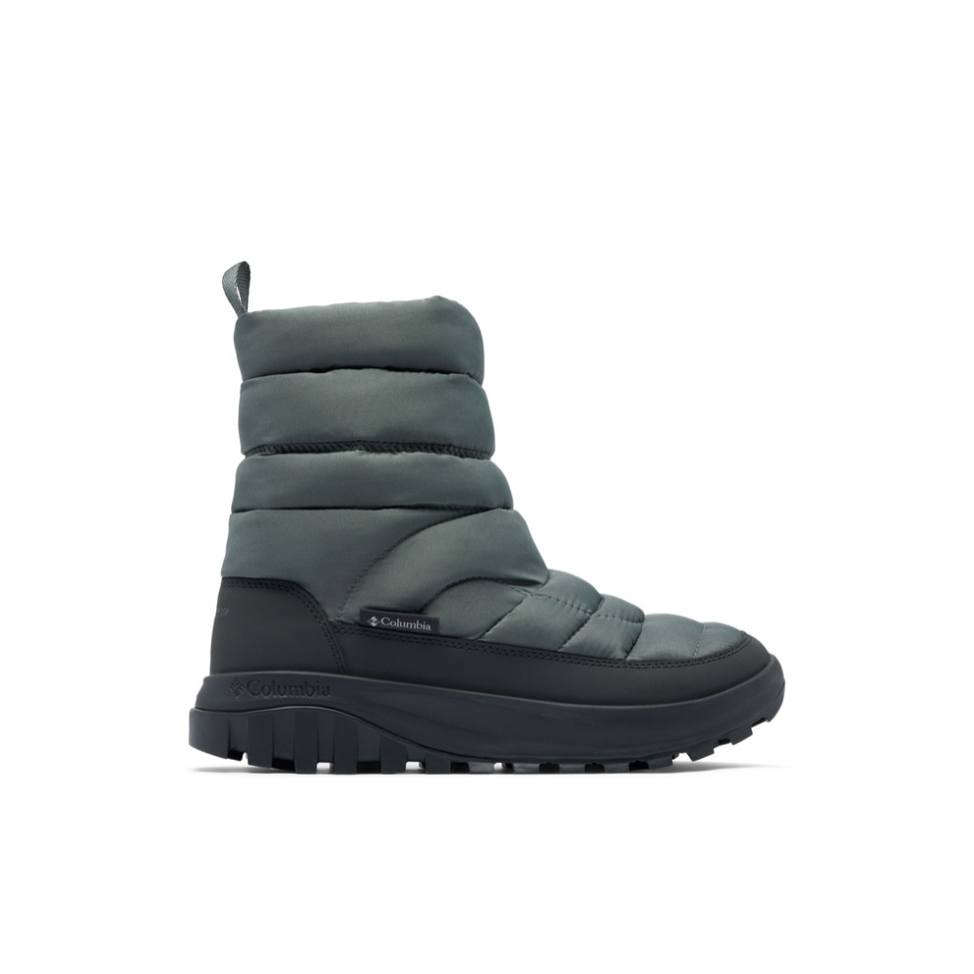COLUMBIA Snowtrot Mid Women Puffy Winter Boots Black - product view
