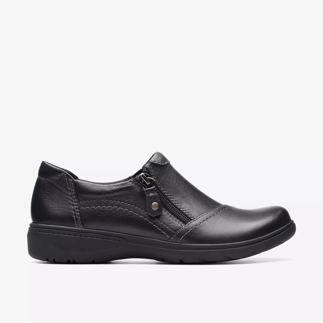 Clarks Carleigh Ray Wide Women Shoes Casual in black - product view