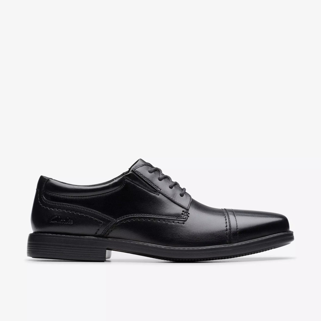 Clarks Dresslite Cap Men Shoes Dress in black - product view