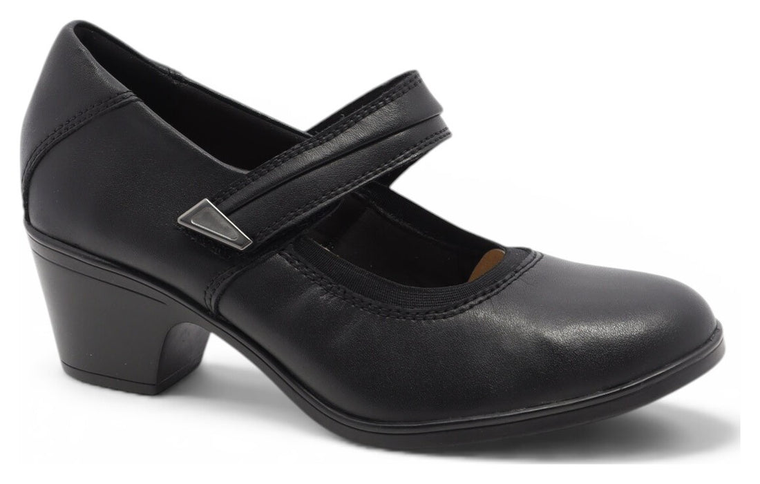 Clarks Emily2 Jaynie Wide Women Shoes Casual in black - product view