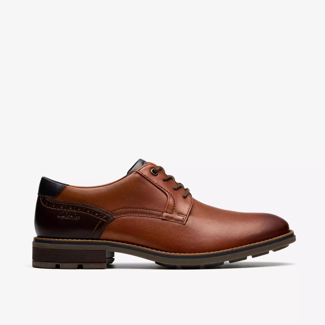 Clarks Emmet Plain Men Shoes Dress in Brown - product view