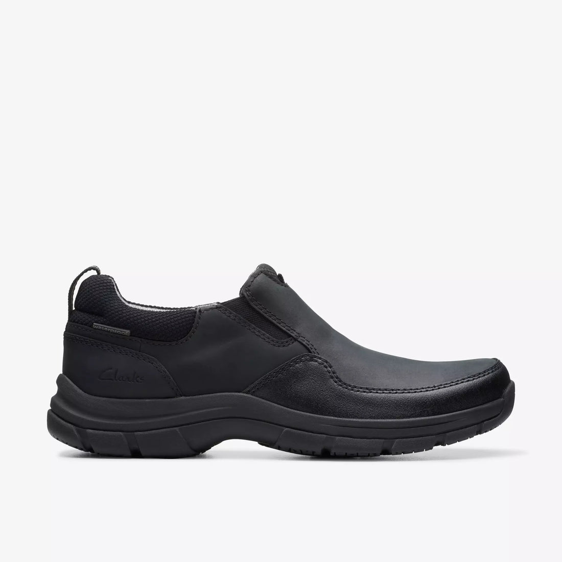 Clarks Walpath Step Men Shoes Casual in black - product view