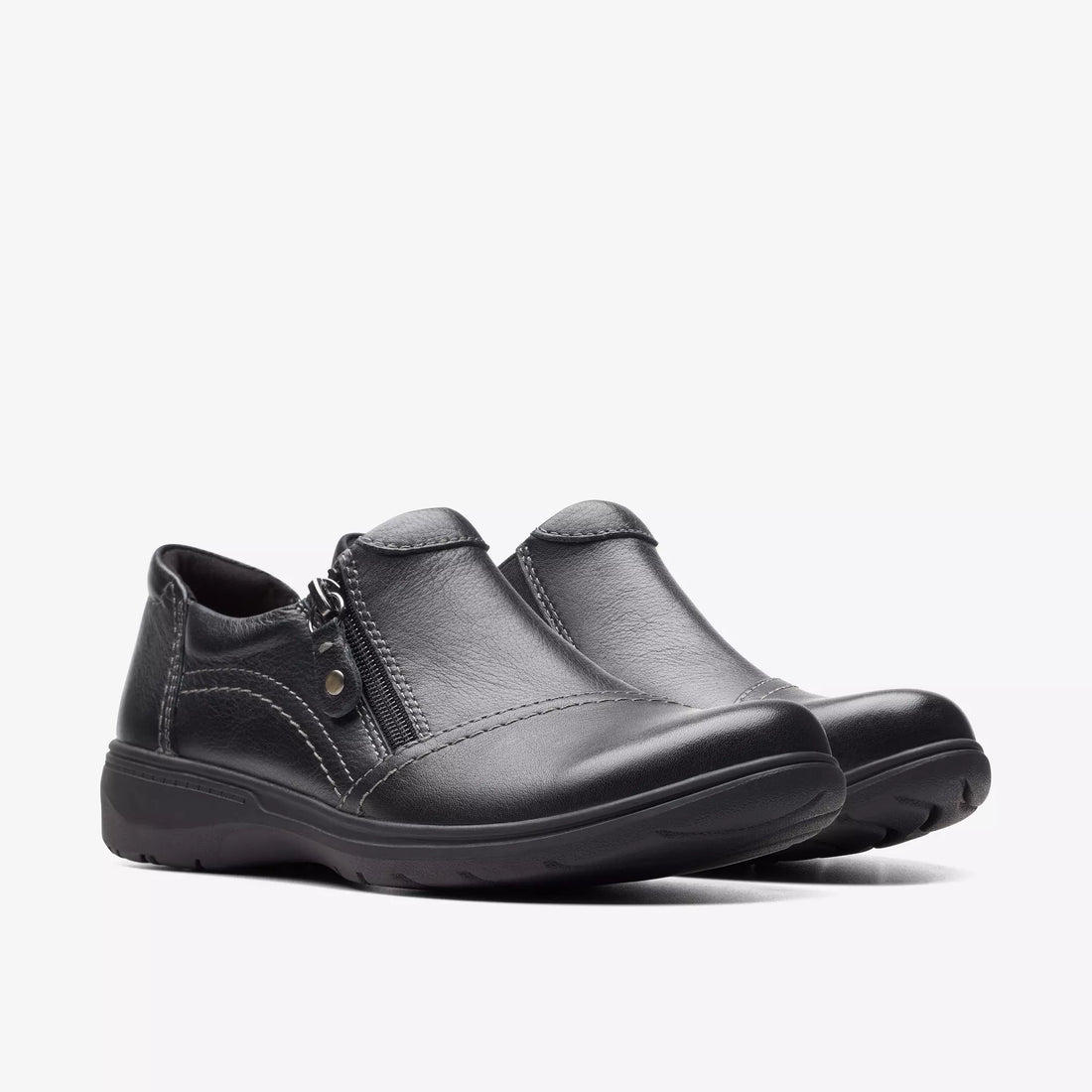 Clarks Carleigh Ray Wide Women Shoes Casual in black - product view
