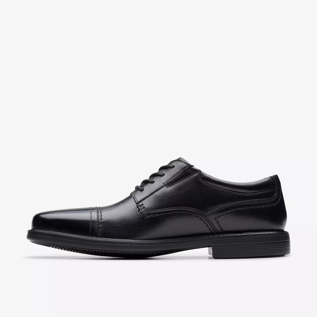 Clarks Dresslite Cap Men Shoes Dress in black - product view