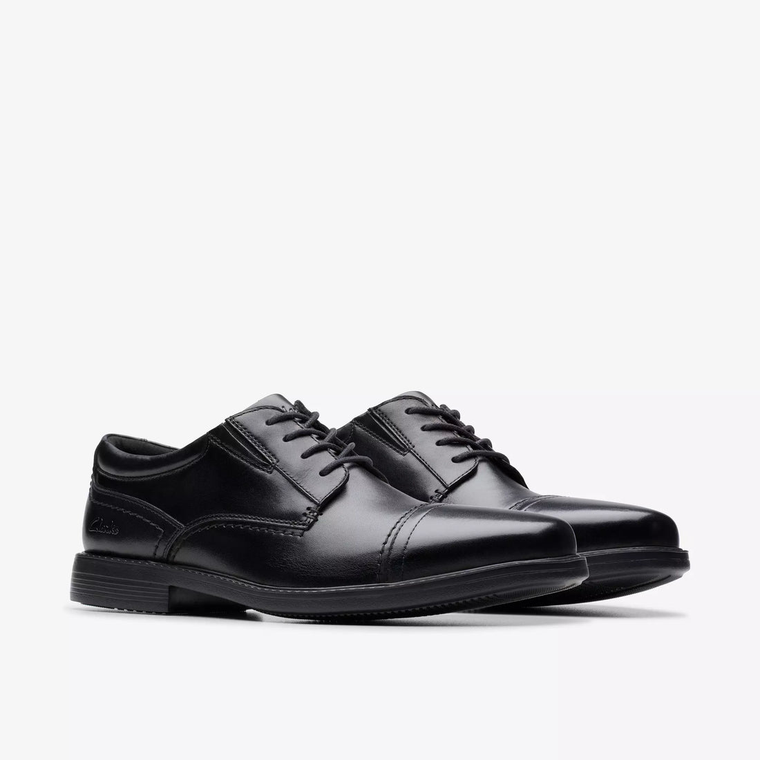 Clarks Dresslite Cap Men Shoes Dress in black - product view
