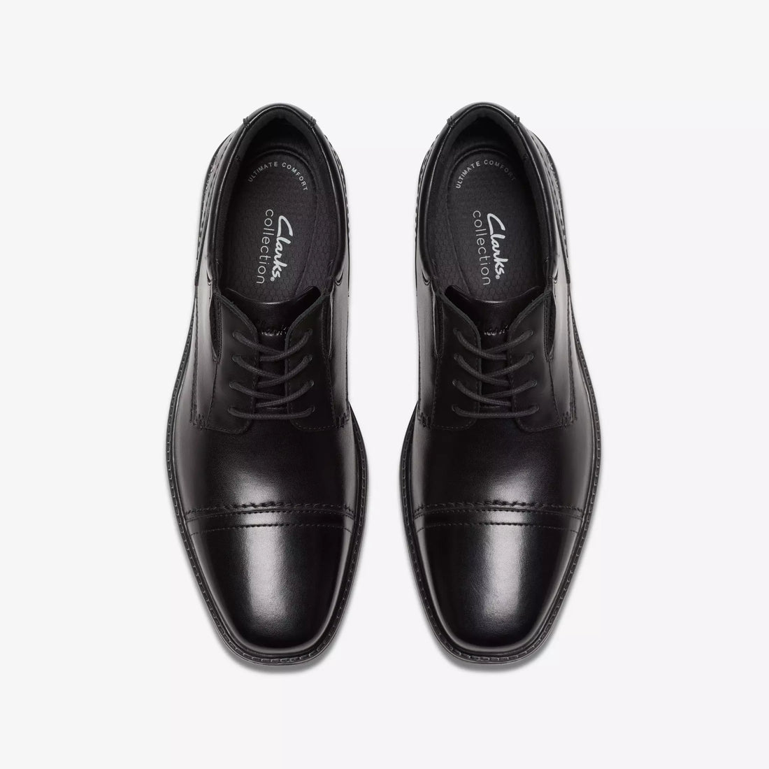 Clarks Dresslite Cap Men Shoes Dress in black - product view