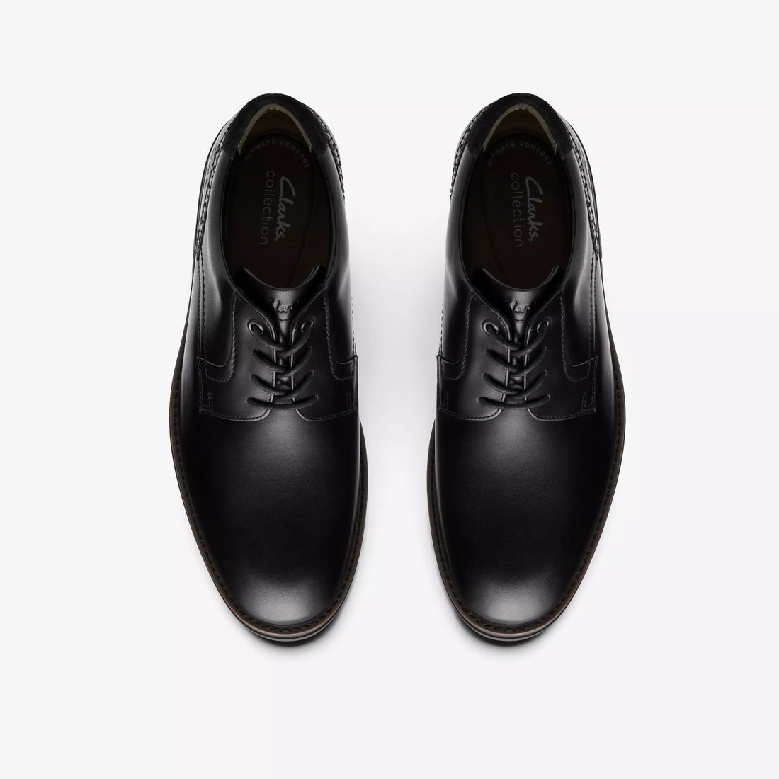 Clarks Emmet Plain Men Shoes Dress in black - product view