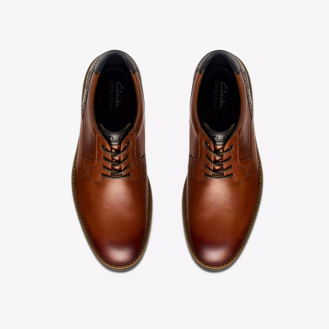 Clarks Emmet Plain Men Shoes Dress in Brown - product view