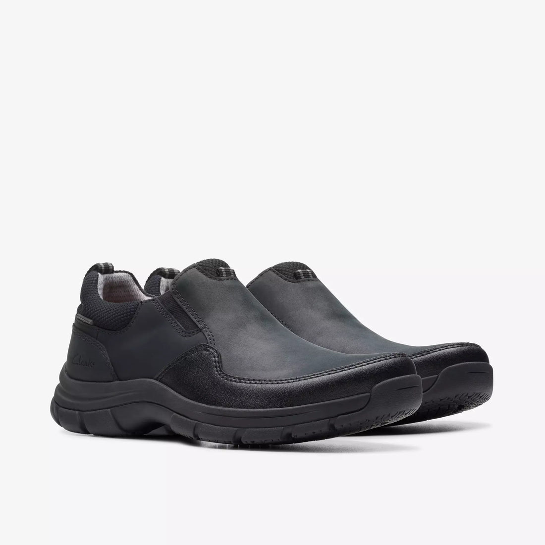 Clarks Walpath Step Men Shoes Casual in black - product view