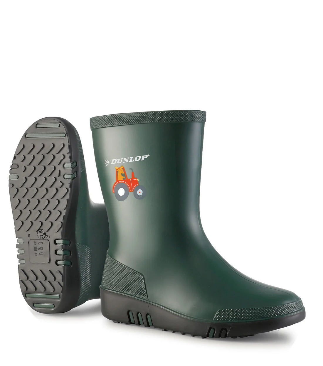 DUNLOP Mini K Kids Rain Boots Green