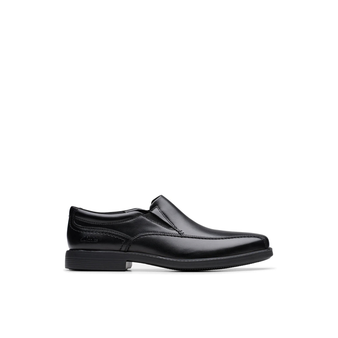 CLARKS Dresslite Step Wide men dress in Black-Leather – product view
