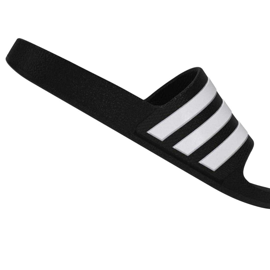 ADIDAS Adilette Aqua K kids slides in CORE-BLACK/FTWR-WHITE/CORE-BLACK – product view