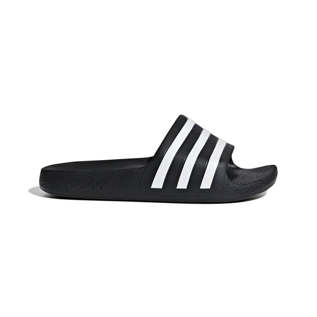 ADIDAS Adilette Aqua K kids slides in CORE-BLACK/FTWR-WHITE/CORE-BLACK – product view