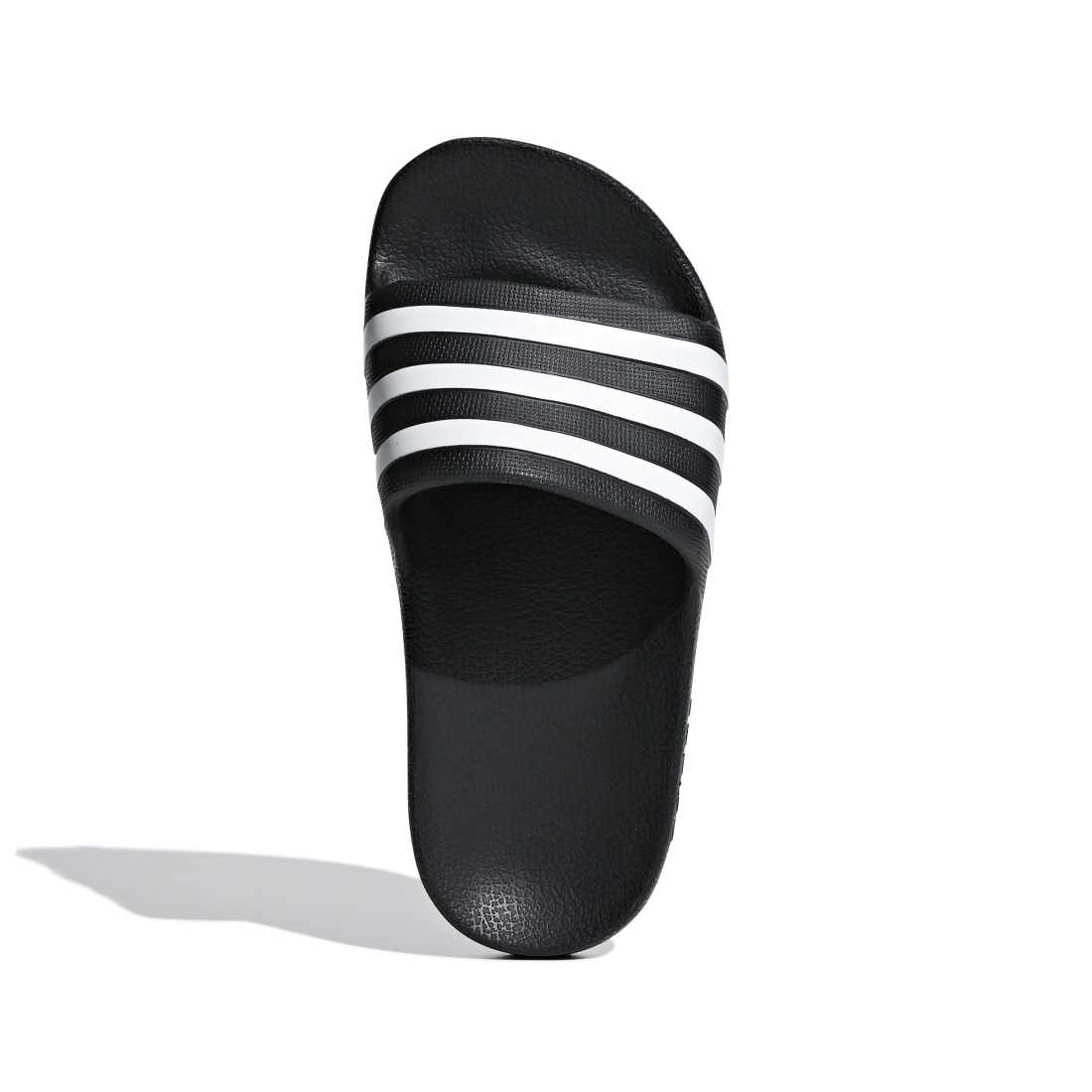 ADIDAS Adilette Aqua K kids slides in CORE-BLACK/FTWR-WHITE/CORE-BLACK – product view