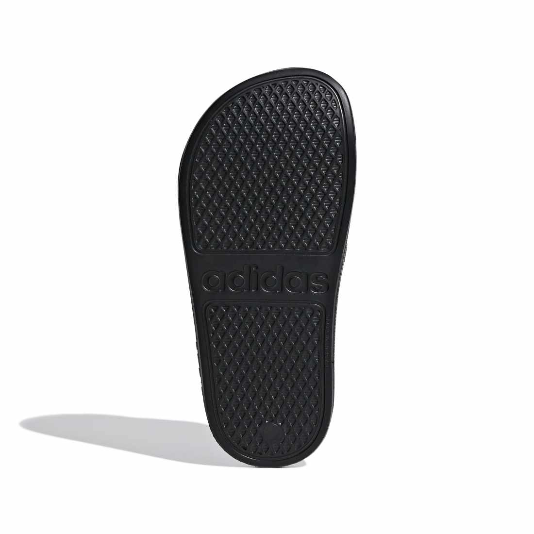 ADIDAS Adilette Aqua K kids slides in CORE-BLACK/FTWR-WHITE/CORE-BLACK – product view