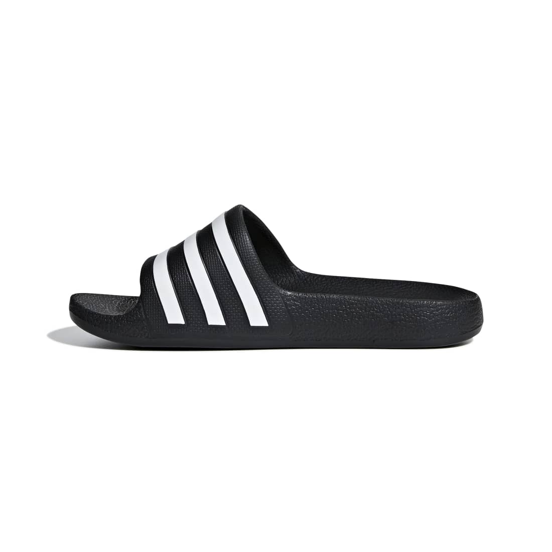 ADIDAS Adilette Aqua K kids slides in CORE-BLACK/FTWR-WHITE/CORE-BLACK – product view