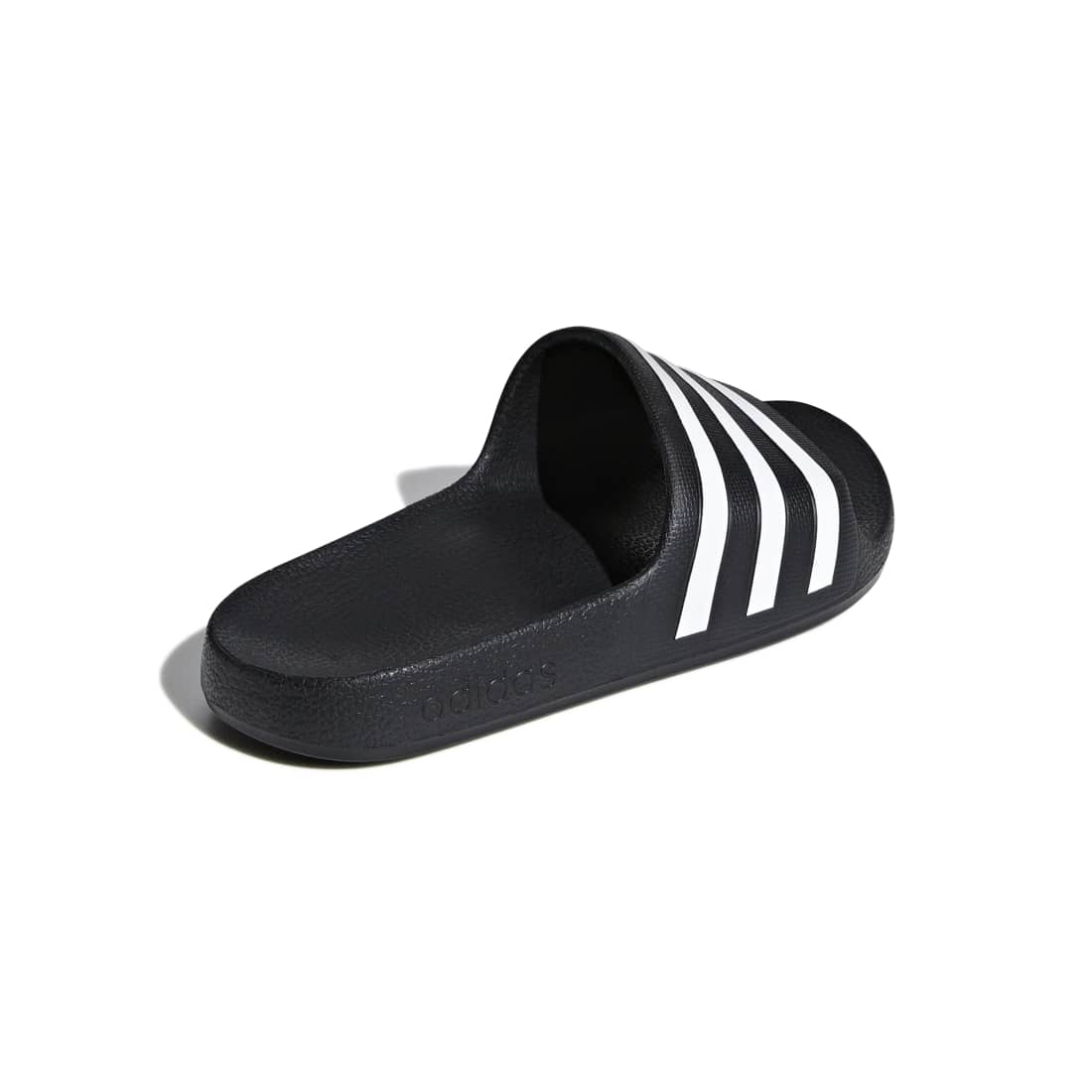 ADIDAS Adilette Aqua K kids slides in CORE-BLACK/FTWR-WHITE/CORE-BLACK – product view