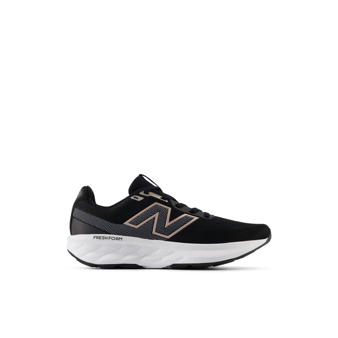NEW-BALANCE Fresh Foam 520 v9 W women performance in Black/Castlerock/Metallic-Rose – product view