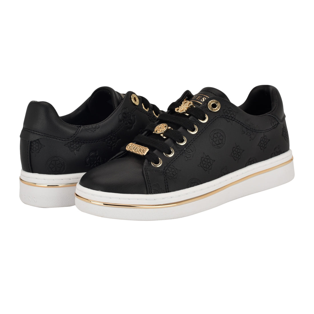 GUESS GWSTASEY SNEAKERS SHOE IN BLACK-product view