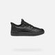 Geox J Washiba Fast In Boy Kids Shoes Sneakers in black - product view