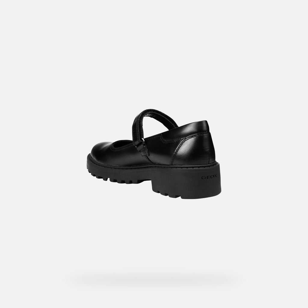 Geox J Casey Girl Kids Shoes Dress in black - product view