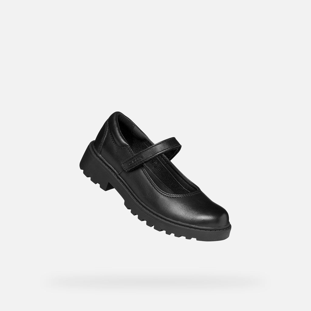 Geox J Casey Girl Kids Shoes Dress in black - product view