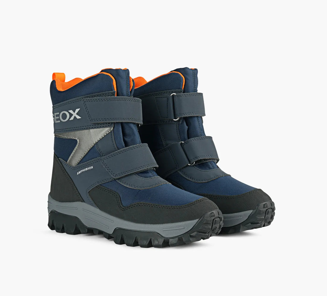 Geox J Himalaya Boy B ABX Kids Boots Winter in navy - product view
