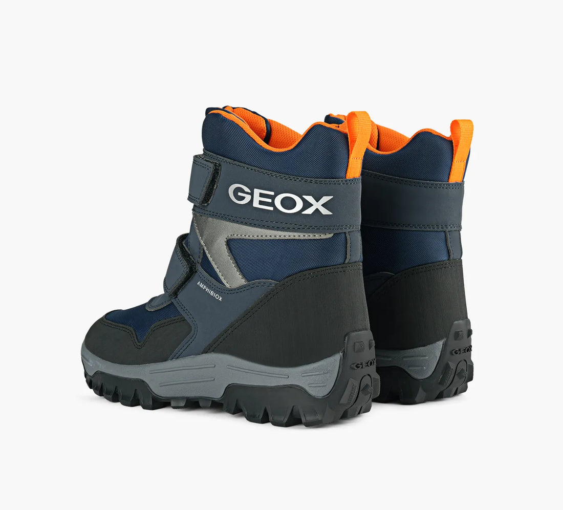 Geox J Himalaya Boy B ABX Kids Boots Winter in navy - product view