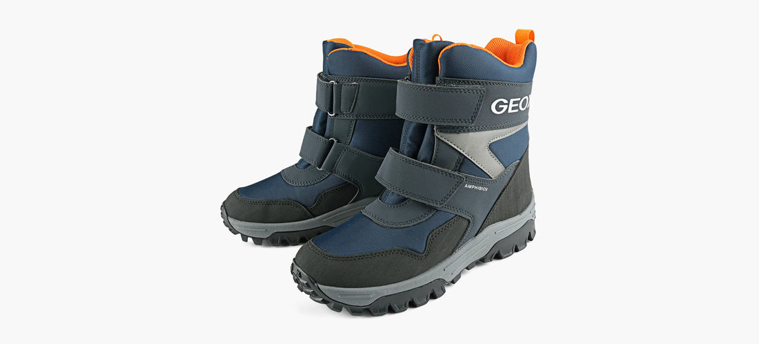 Geox J Himalaya Boy B ABX Kids Boots Winter in navy - product view