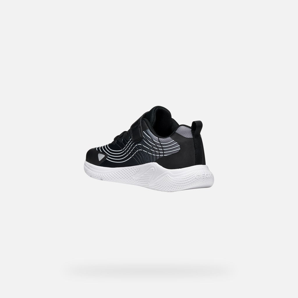  Geox J Sprintye Boy Kids Shoes Sneakers  in black - product view
