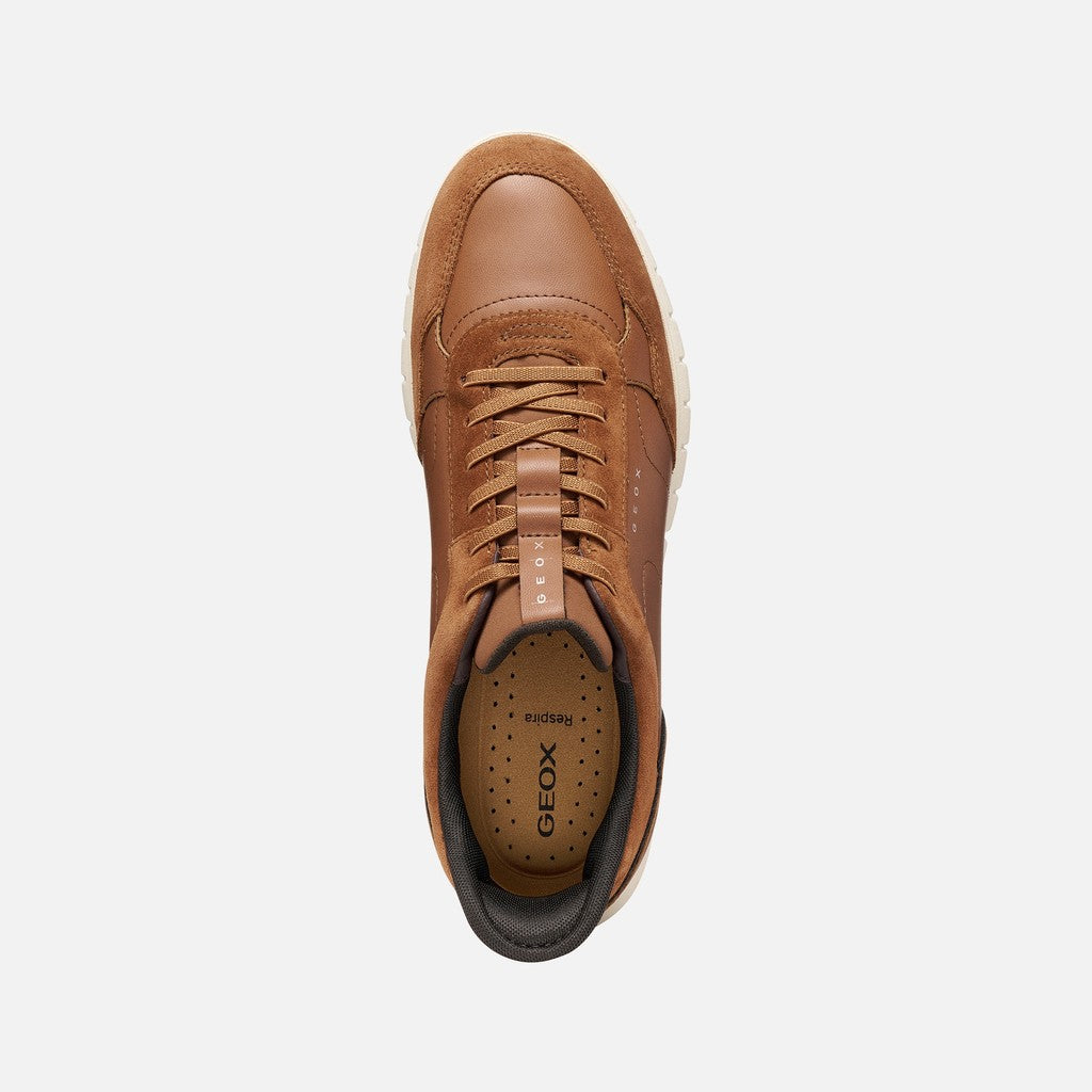 Geox U FlextrideZero Plus Men Shoes Casual in cognac - product view