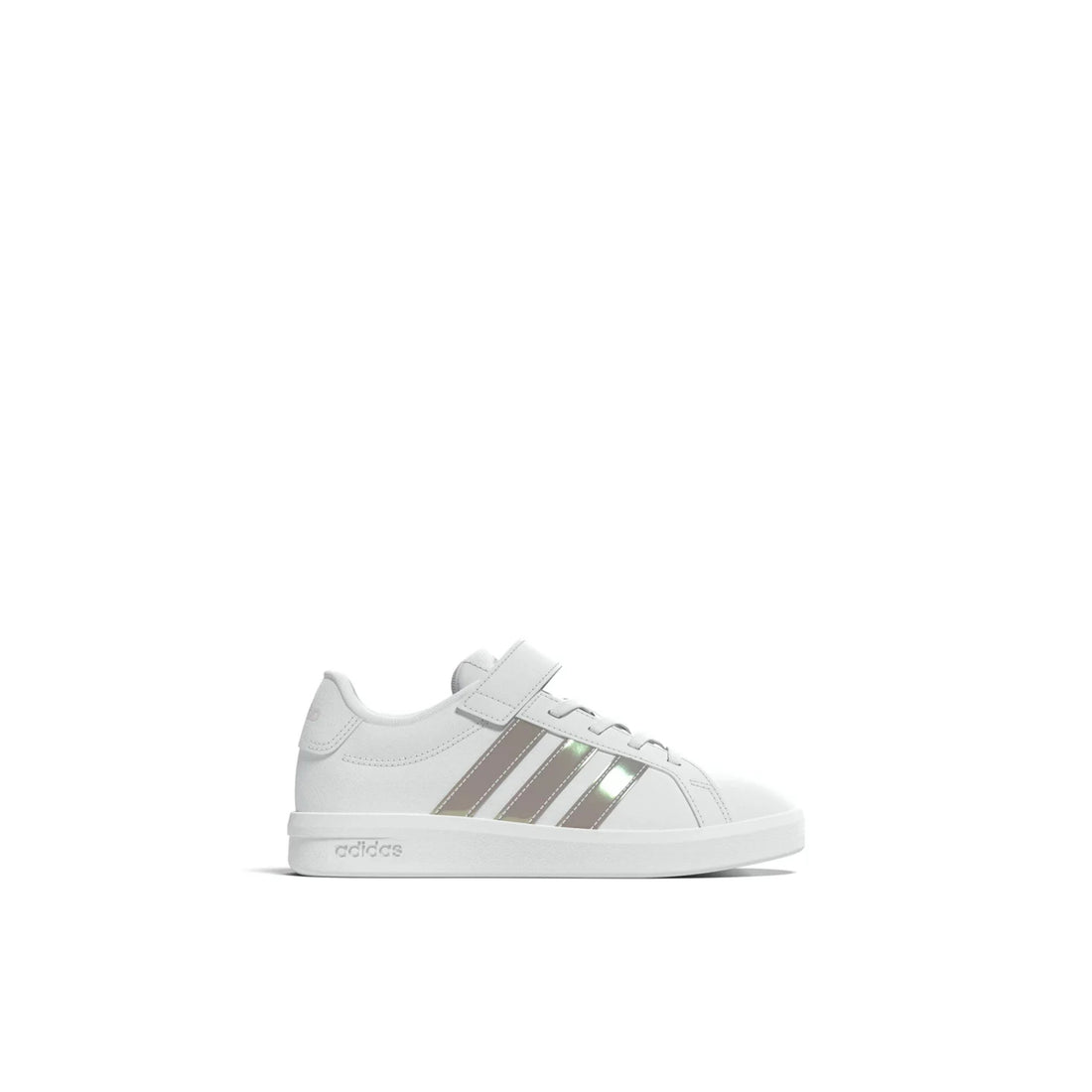 ADIDAS Grand Court 3.0 EL C kids sneaker in FTWR-WHITE/-IRIDESCENT/-FTWR-WHITE – product view