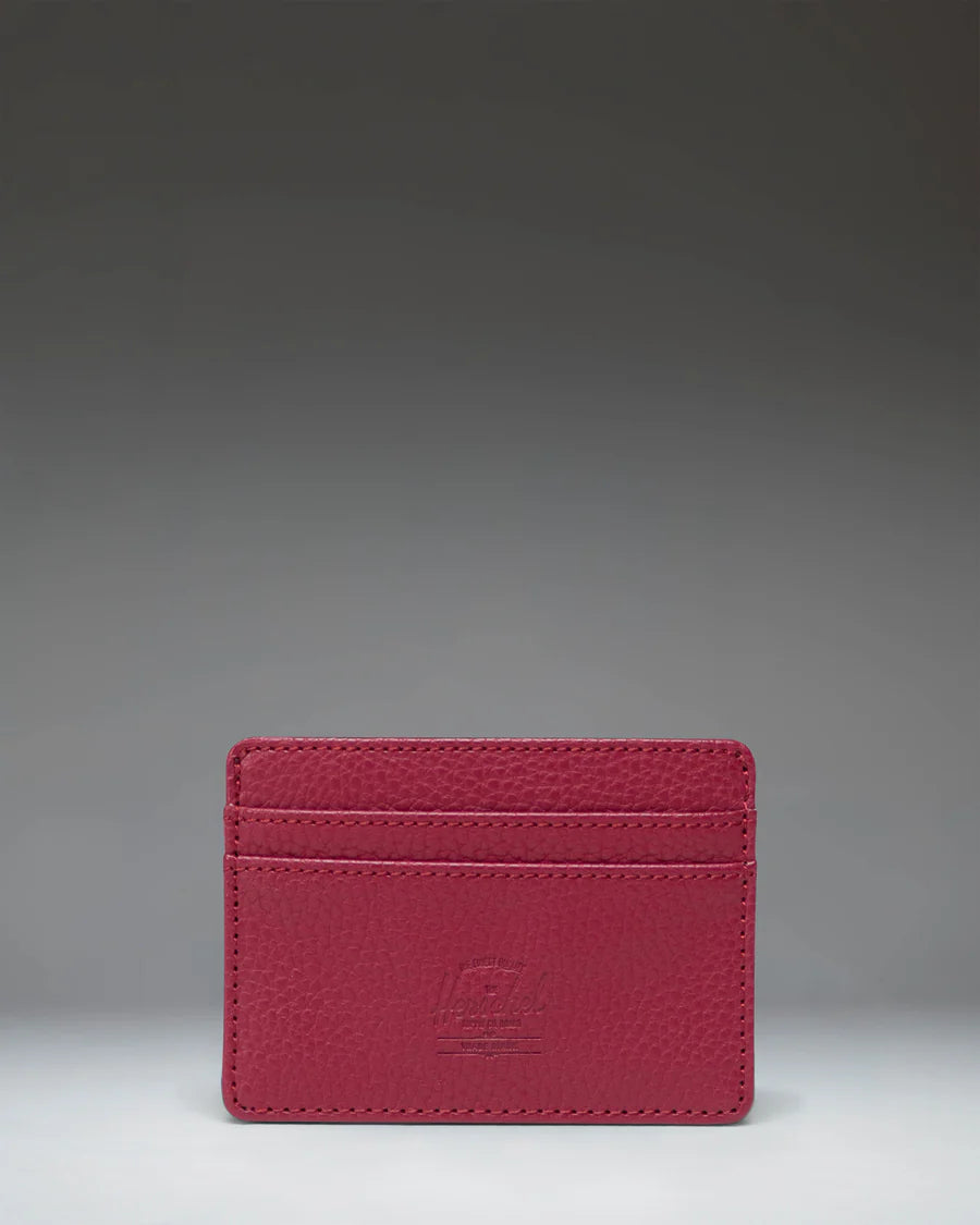Herschel Herschel Charlie Cardholder Vegan Acc Wallet in Red - Product view