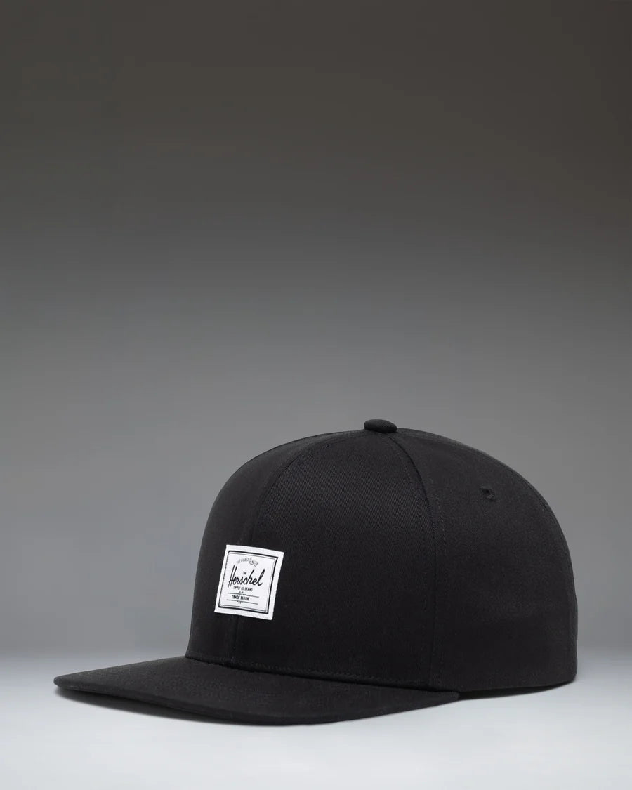 Herschel Whaler 6 Panel Cap Women Acc Hats in Black - Product view