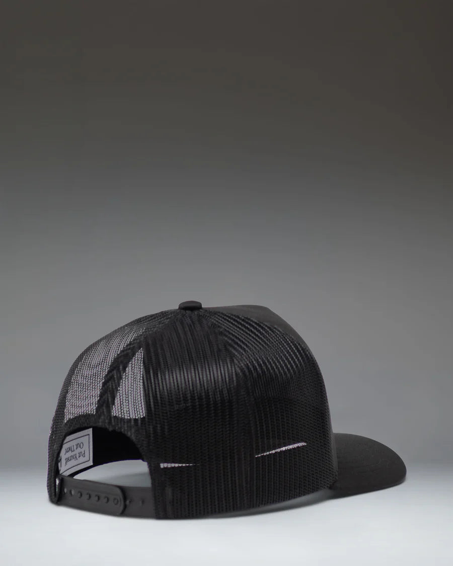 Herschel Herschel WhalerTall Mesh Cap Men Acc Hats in Black - Product view