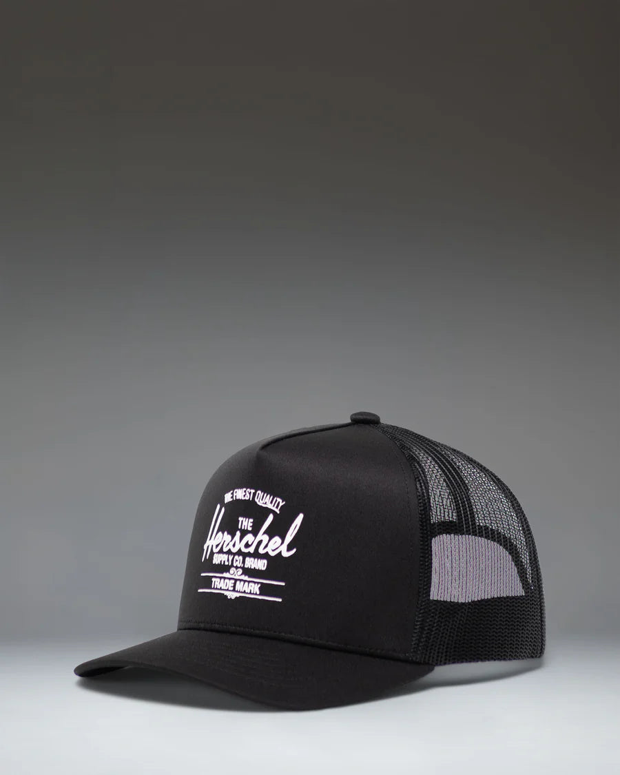 Herschel Herschel WhalerTall Mesh Cap Men Acc Hats in Black - Product view