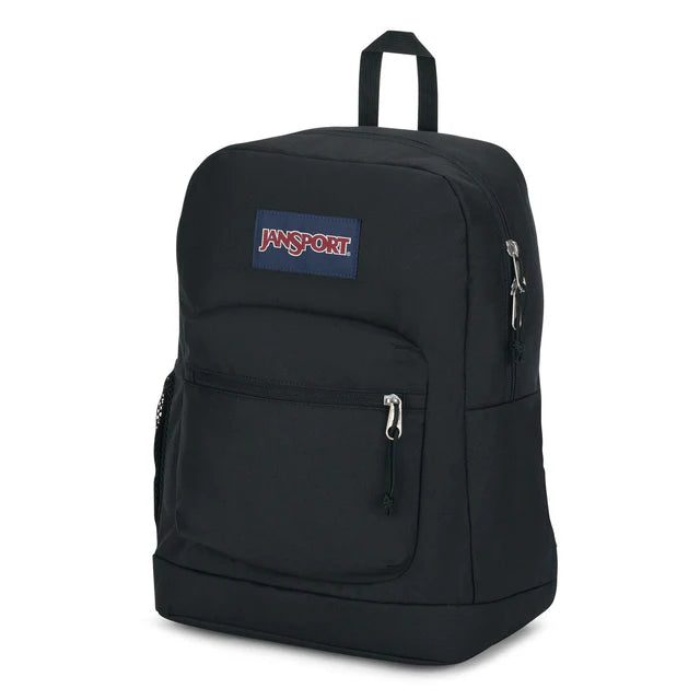 Jansport Cross Town Plus Acc Bags School and Work in black - product view