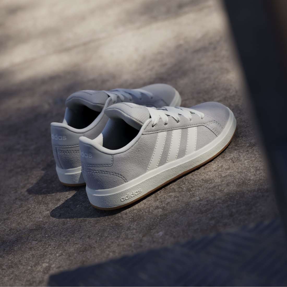 ADIDAS Grand Court 00s K Enfants Baskets et chaussures de sport GRIS DEUX/BLANC CASSÉ/GOMME 10