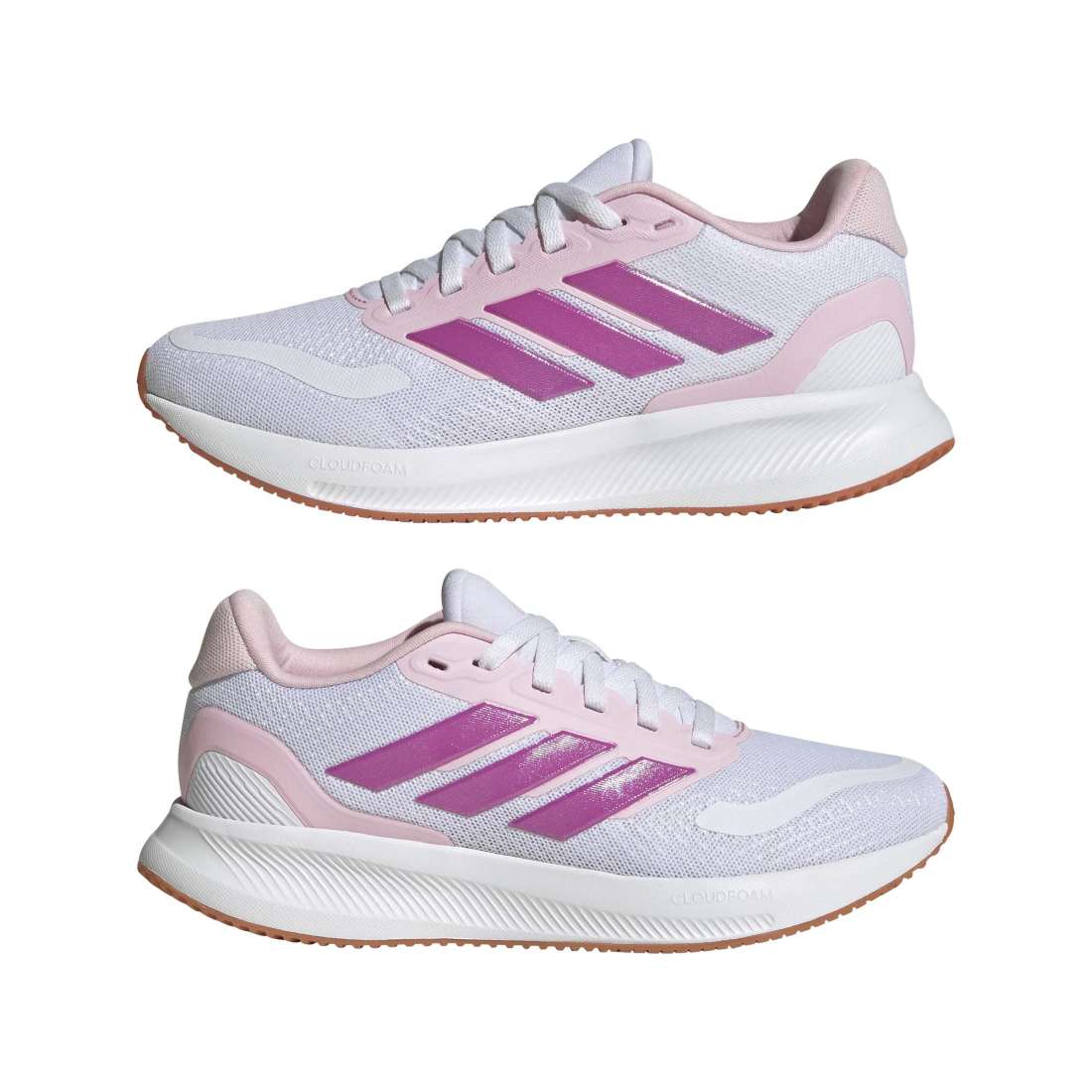 ADIDAS Runfalcon 5 JB kids performance in FTWR-WHITE/CLEAR-PINK/GUM10 – product view