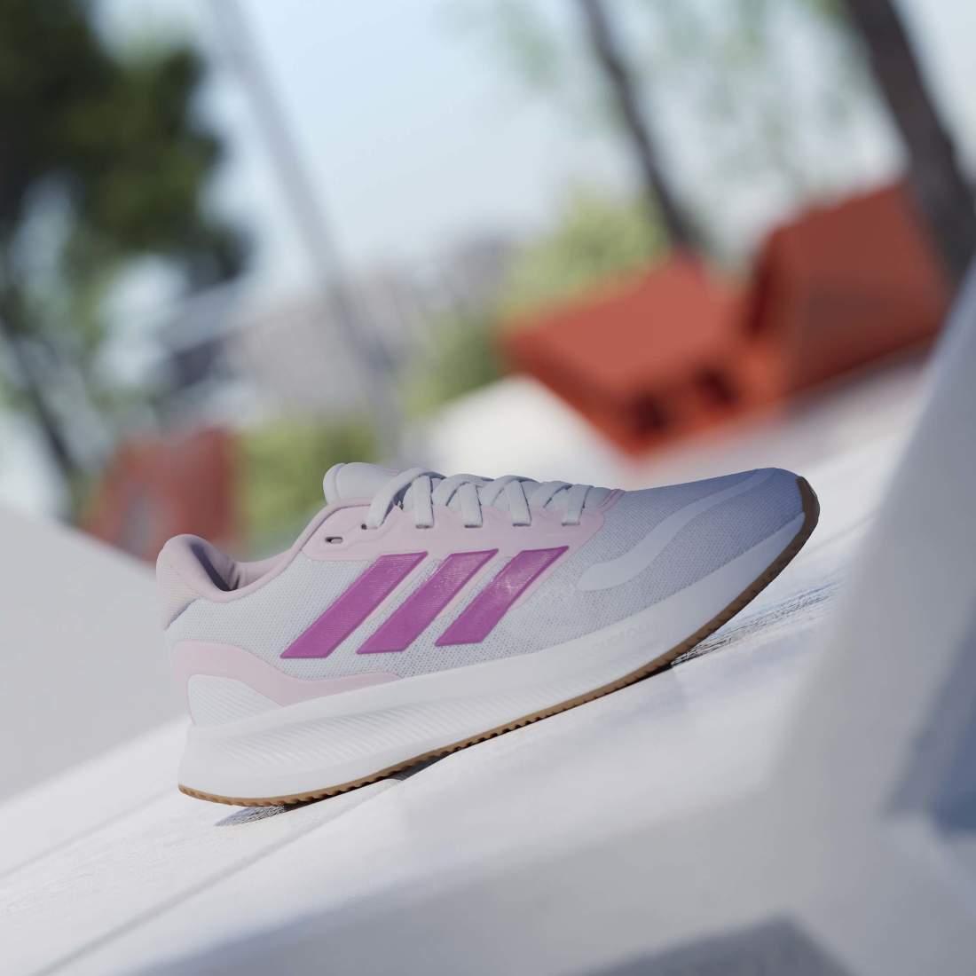 ADIDAS Runfalcon 5 JB kids performance in FTWR-WHITE/CLEAR-PINK/GUM10 – product view