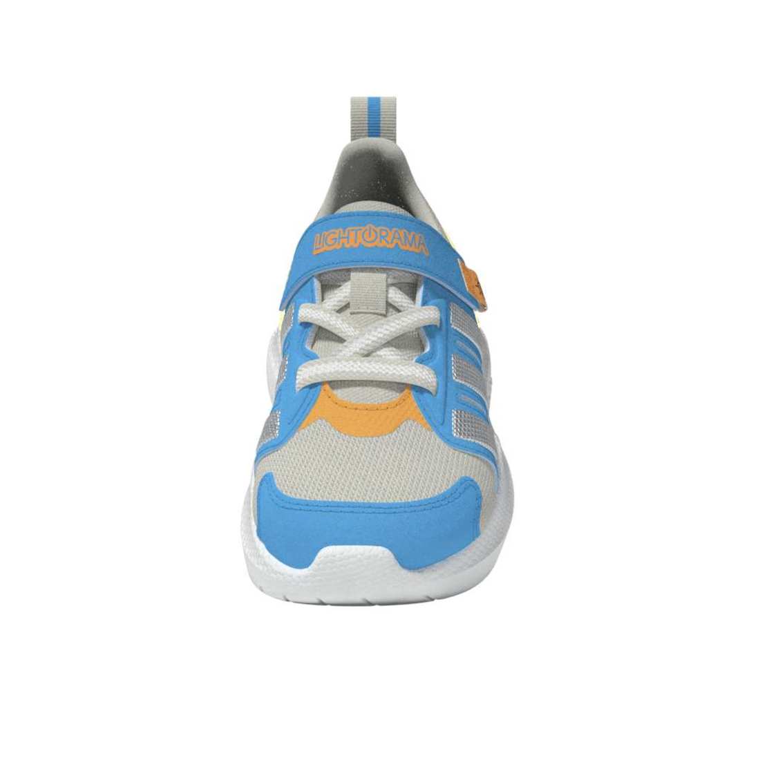 ADIDAS Lightorama RNR EL I kids performance in GREY-ONE/MATTE-SILVER/LUCID-AQUAMARINE – product view