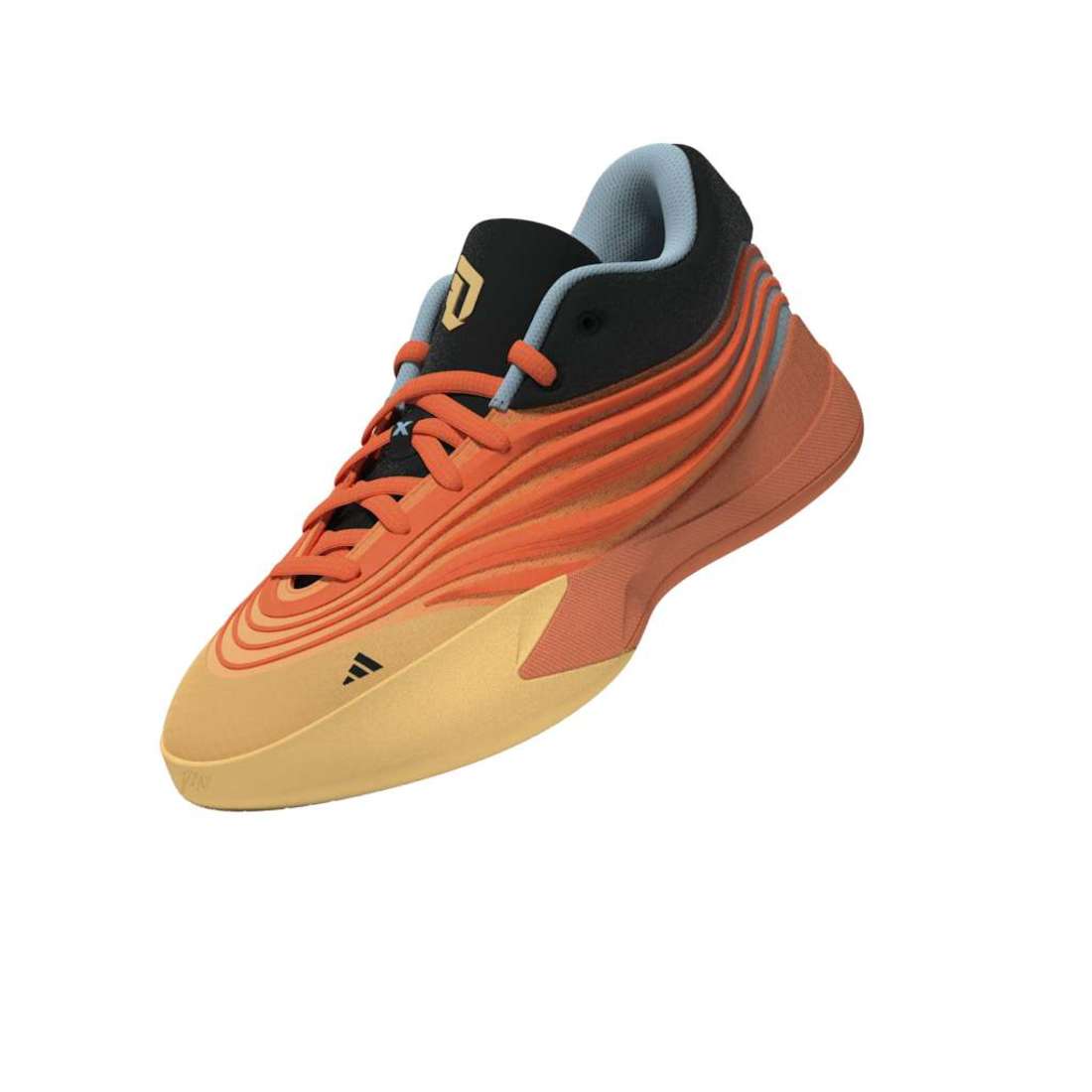 ADIDAS Dame X M Hommes Baskets et chaussures de sport basketball in Orange lucide/Glace – product view